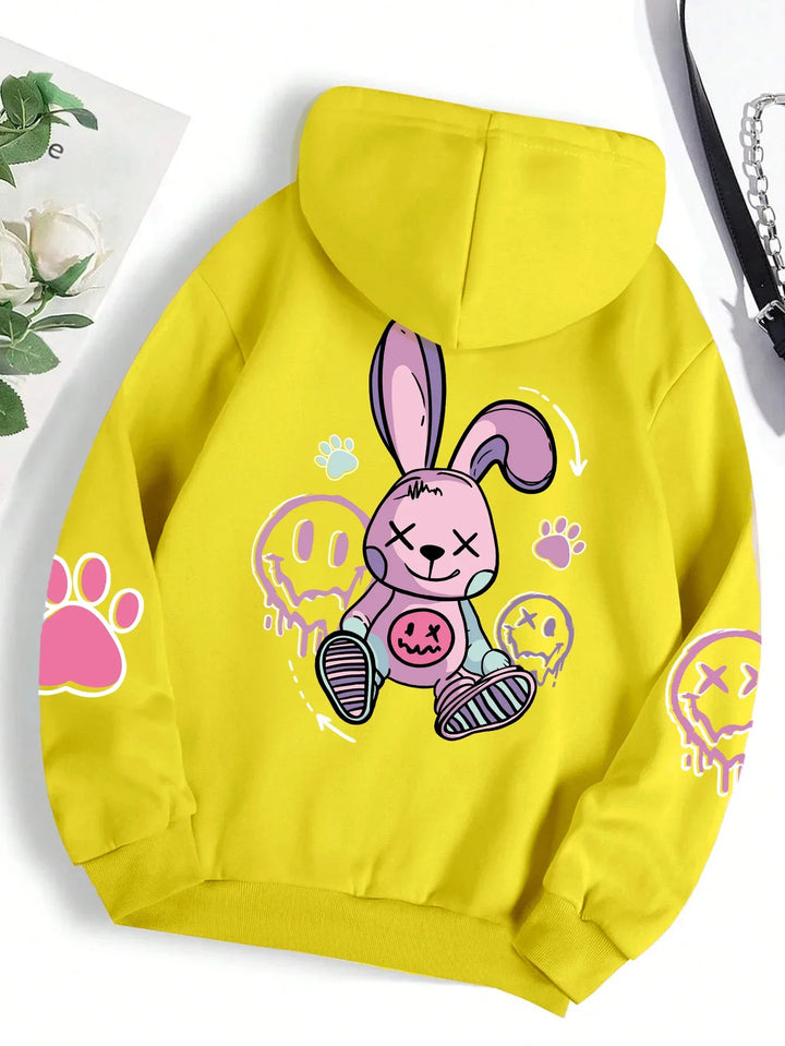 Zoe – Kawaii Rebel Bunny Hoodie