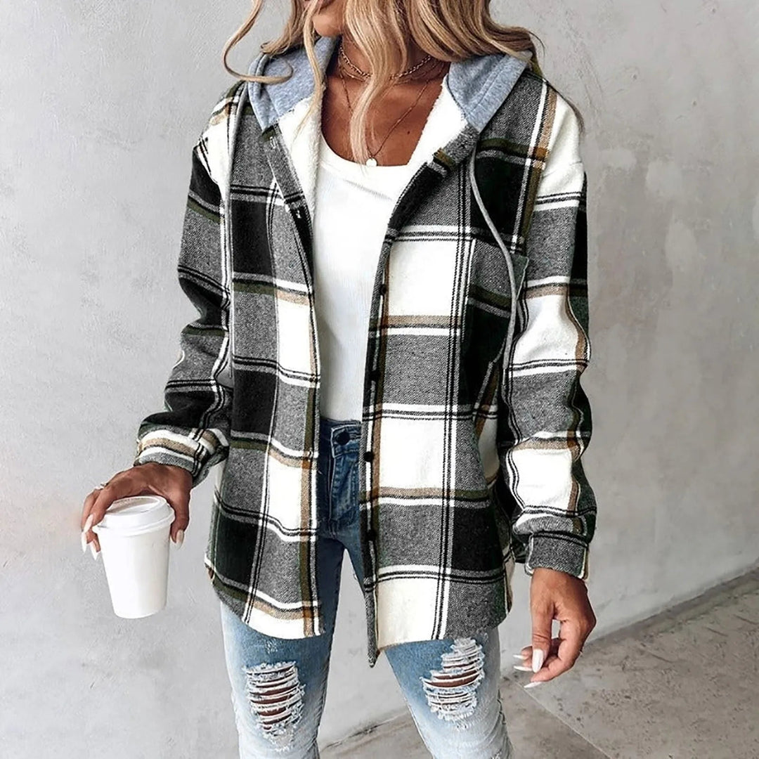 Veronica - Cozy Plaid Jacket