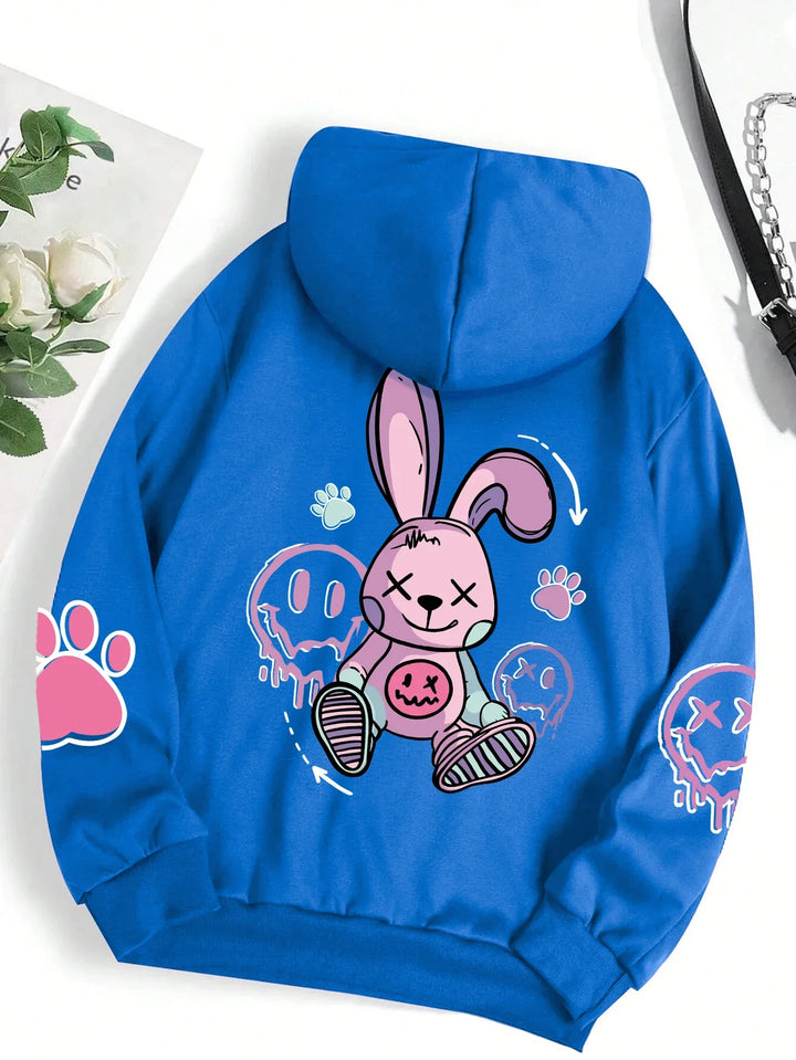 Zoe – Kawaii Rebel Bunny Hoodie