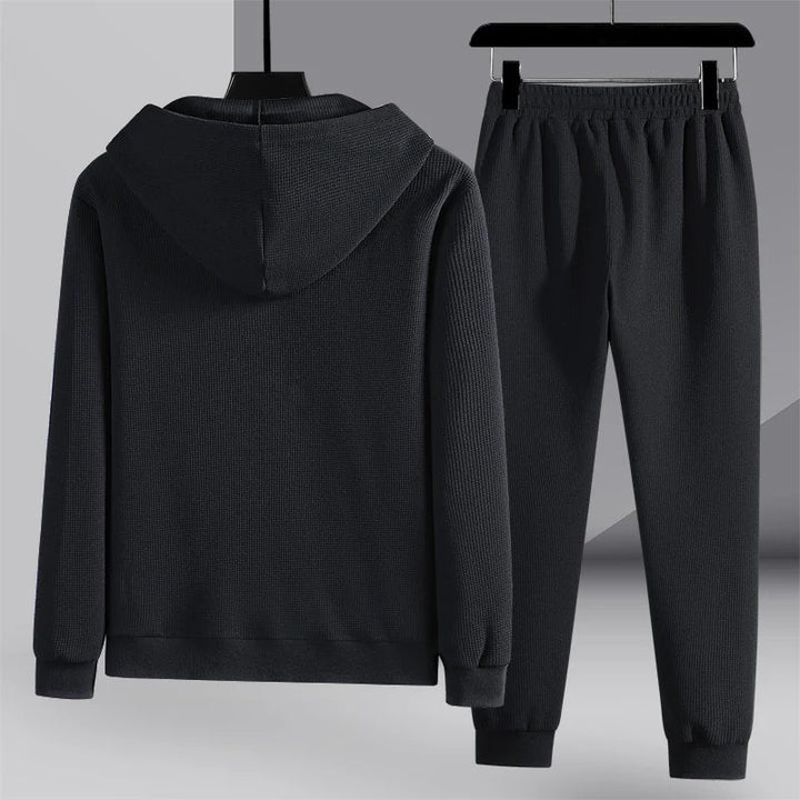 Sergio - Cozy waffle knit lounge set for men