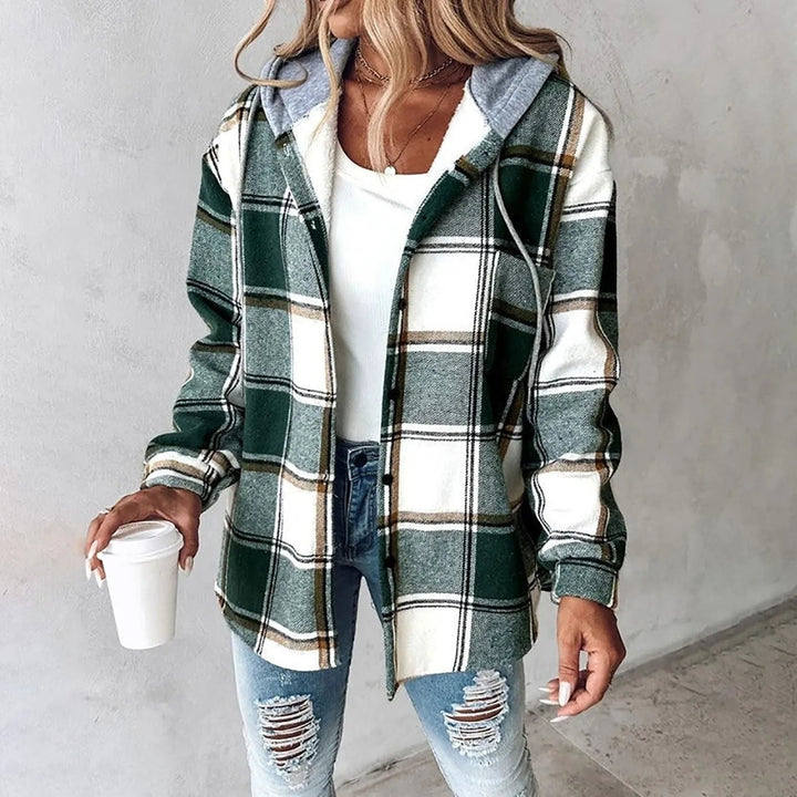 Veronica - Cozy Plaid Jacket