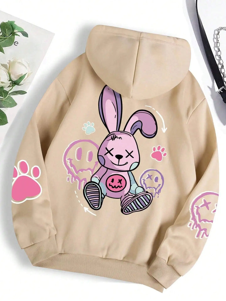 Zoe – Kawaii Rebel Bunny Hoodie
