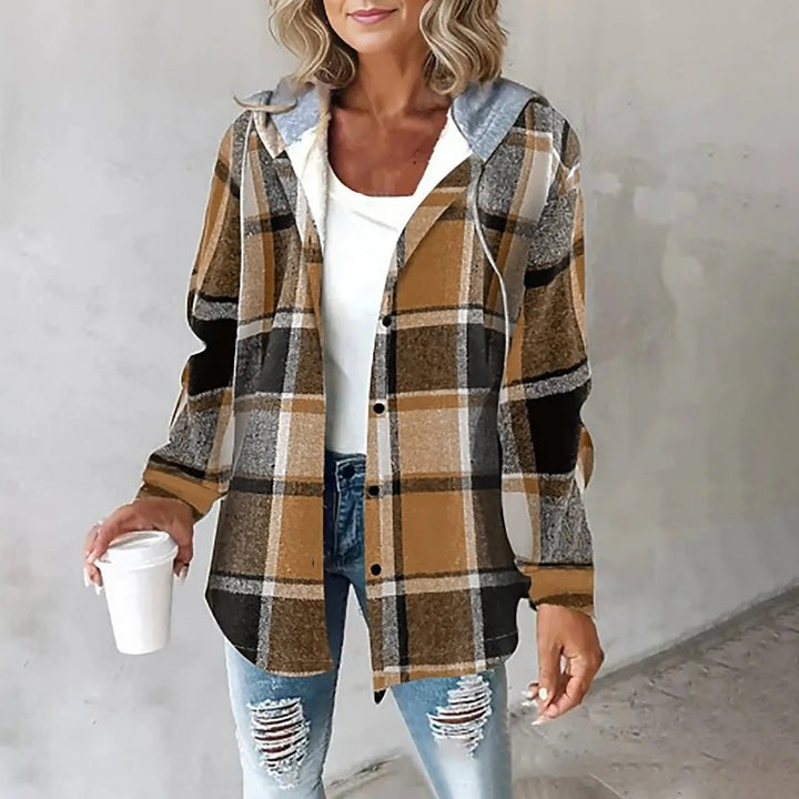 Veronica - Cozy Plaid Jacket