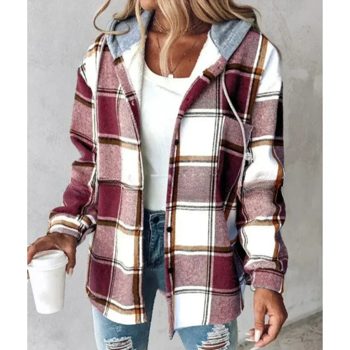 Veronica - Cozy Plaid Jacket